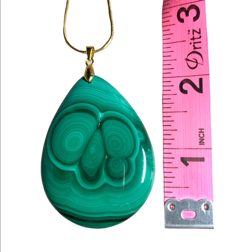 ✨Natural Malachite Necklace✨ - Picture 3 of 4